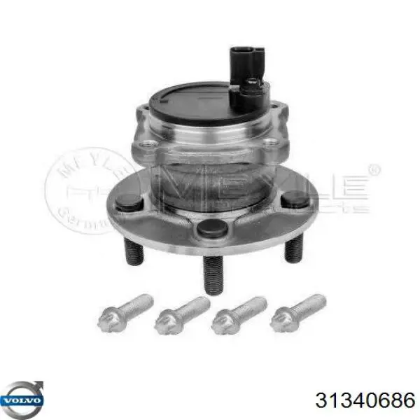 31340686 Volvo Buje de rueda trasero