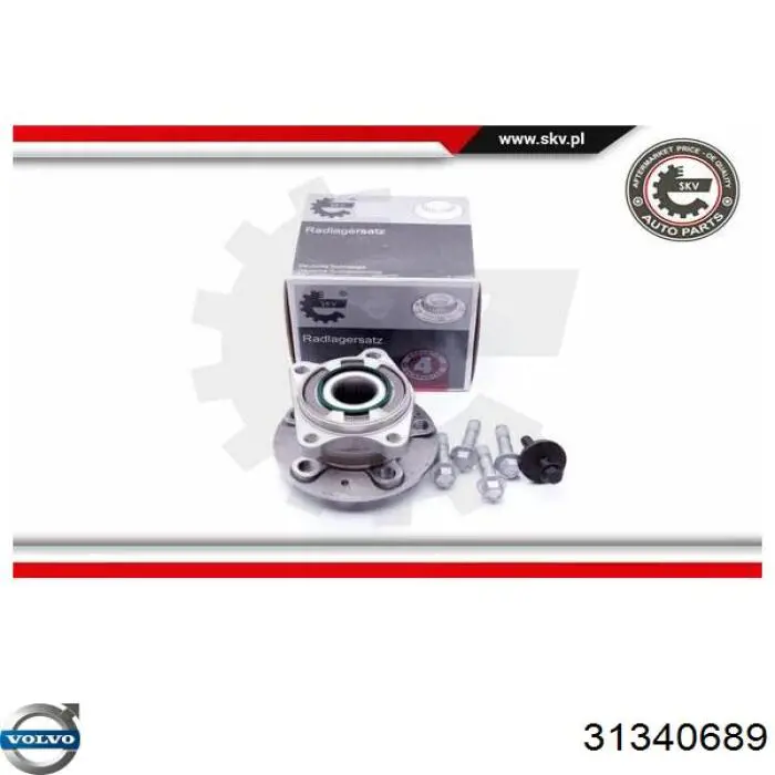 31340689 Volvo Buje de rueda trasero