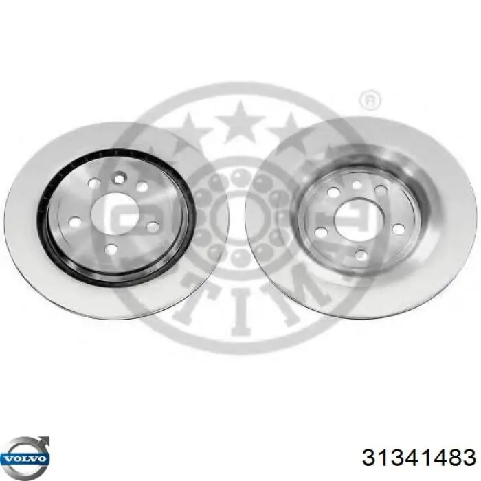Frenos traseros Volvo 31341483