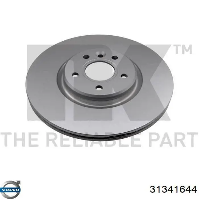 Disco de freno 31341644 Volvo