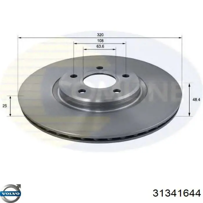 Frenos delanteros Volvo 31341644 precio, desde 46,01 EUR