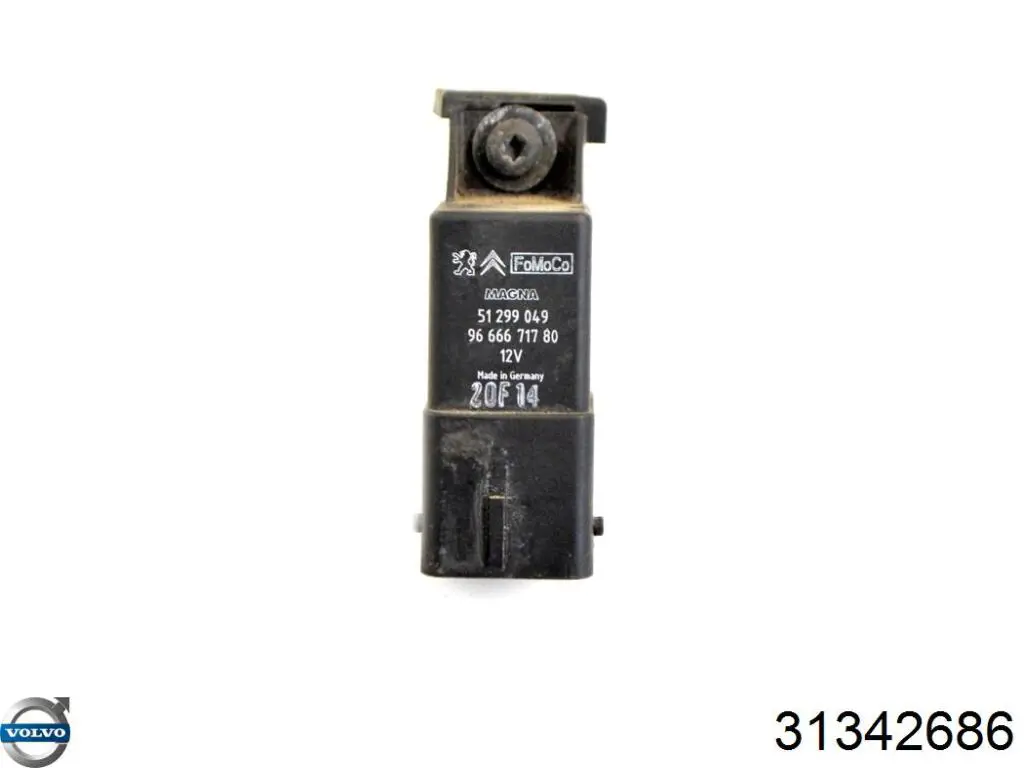 Relé de bujía de precalentamiento Volvo 31342686 precio, desde 66,79 EUR