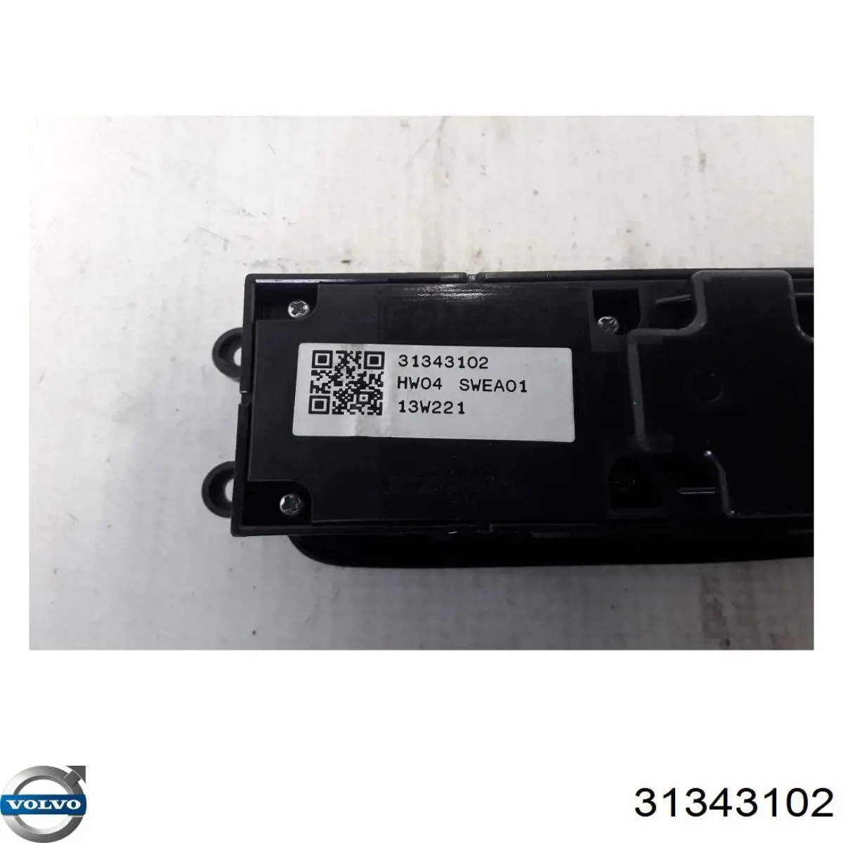Interruptor de elevalunas delantera izquierda 31453266 Volvo