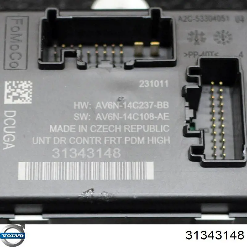 Unidad de confort de la puerta delantera Volvo 31343148 precio, desde 65,34 EUR