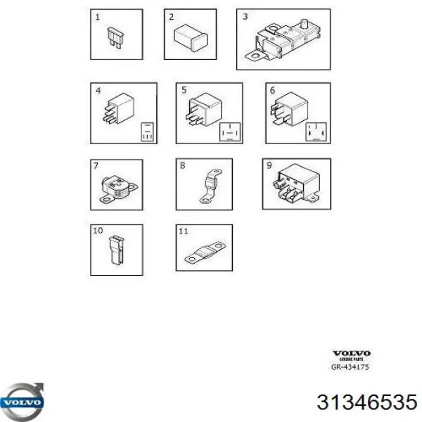 31346535 Volvo Fusibles