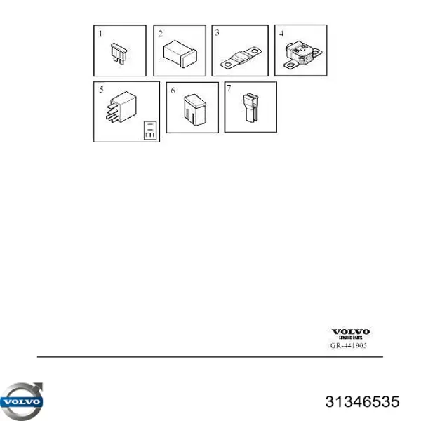Fusibles 31346535 Volvo