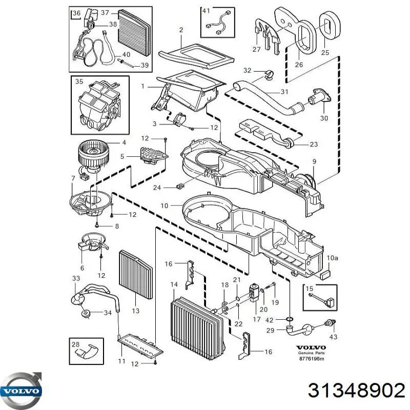 Comprar 31348902 Volvo Sensor de contaminación del aire