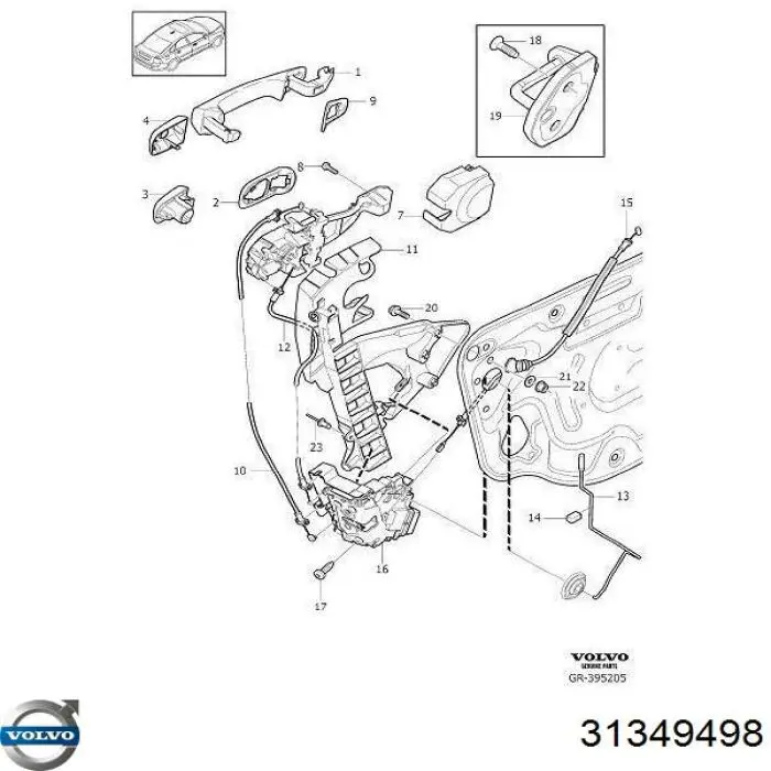 Cable de apertura de cerradura de puerta trasera Hans Pries (Topran) 601223 precio, desde 4,69 EUR