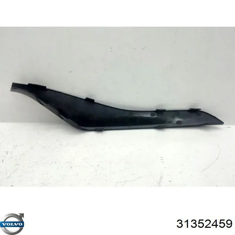 31352459 Volvo Moldura derecha del parachoques delantero