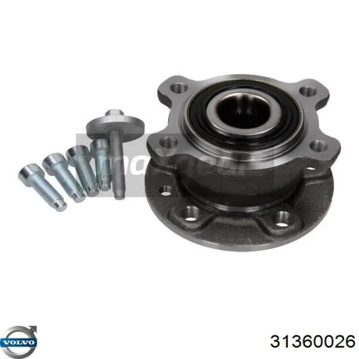 31360026 Volvo Buje de rueda trasero
