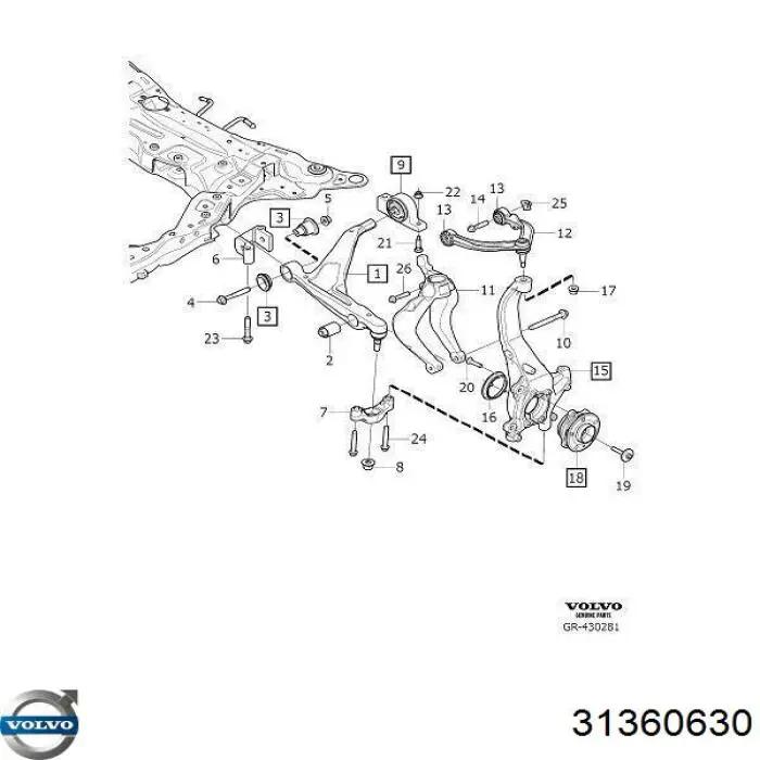 Comprar 4462001 Lemforder Triángulo de suspensión delantera, superior izquierda