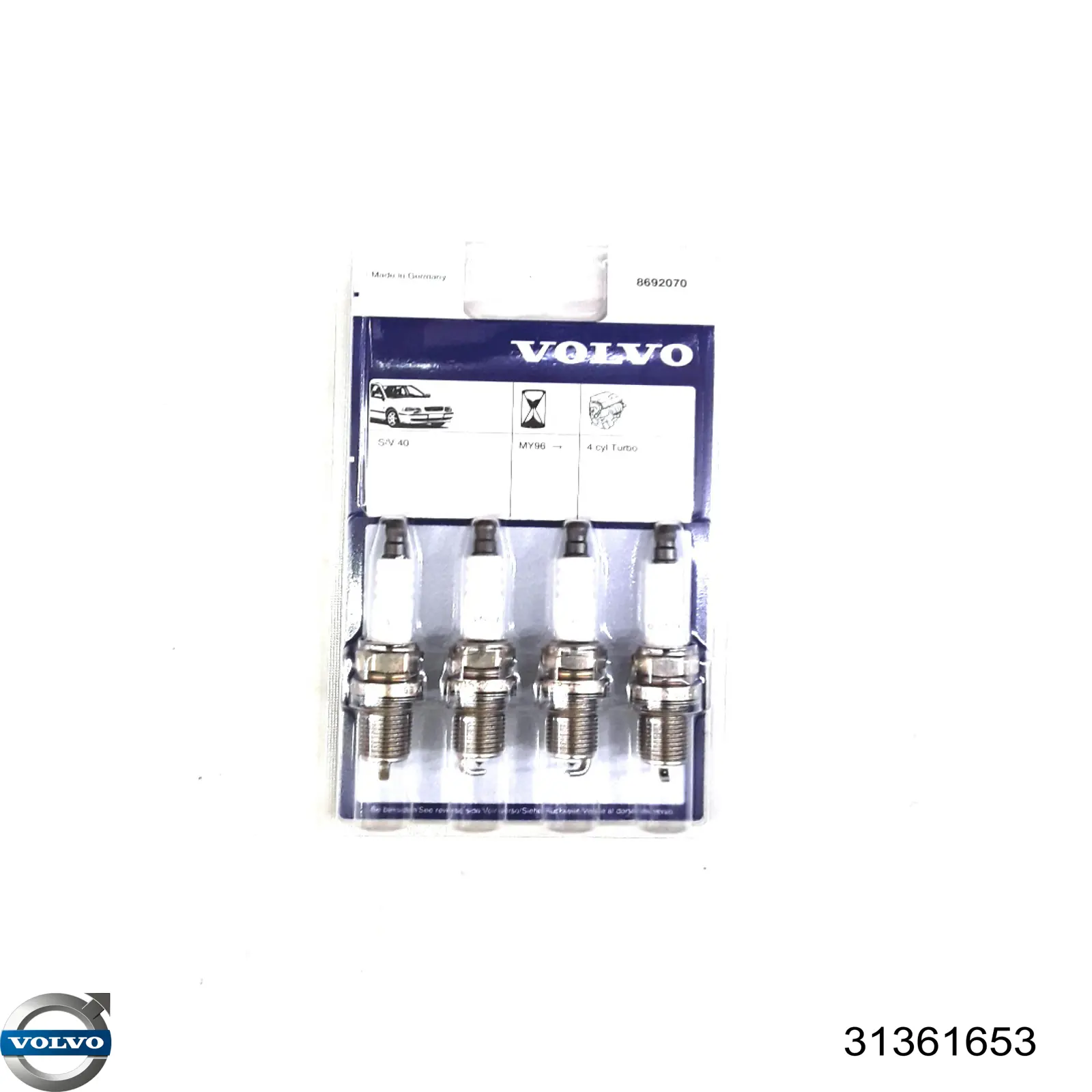 Comprar 31361653 Volvo Bujía de encendido