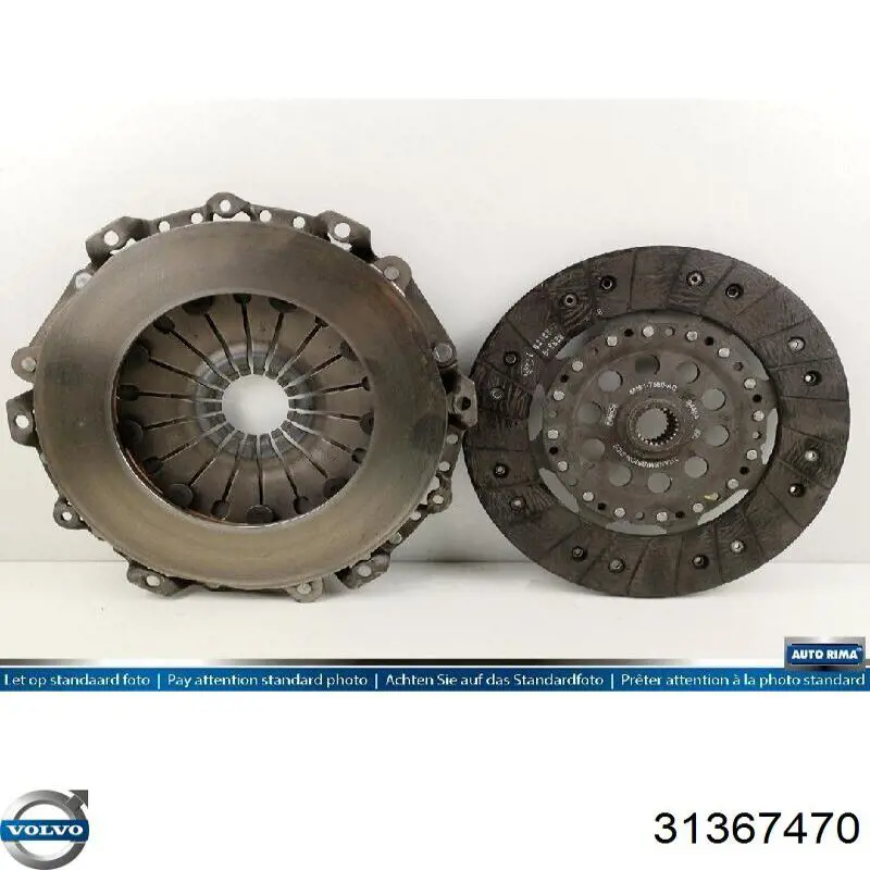 Mecanismo de embrague Volvo 31367470 precio, desde 165,67 EUR
