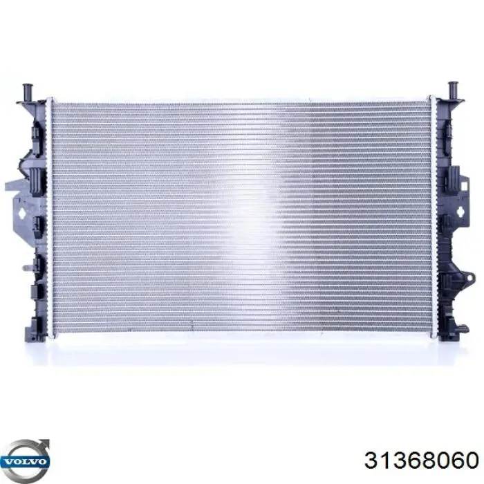 31368060 Volvo radiador refrigeración del motor