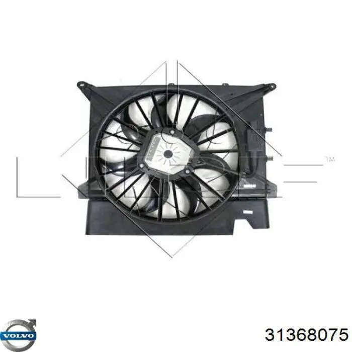 31368075 Volvo ventilador (rodete +motor refrigeración del motor con electromotor completo)