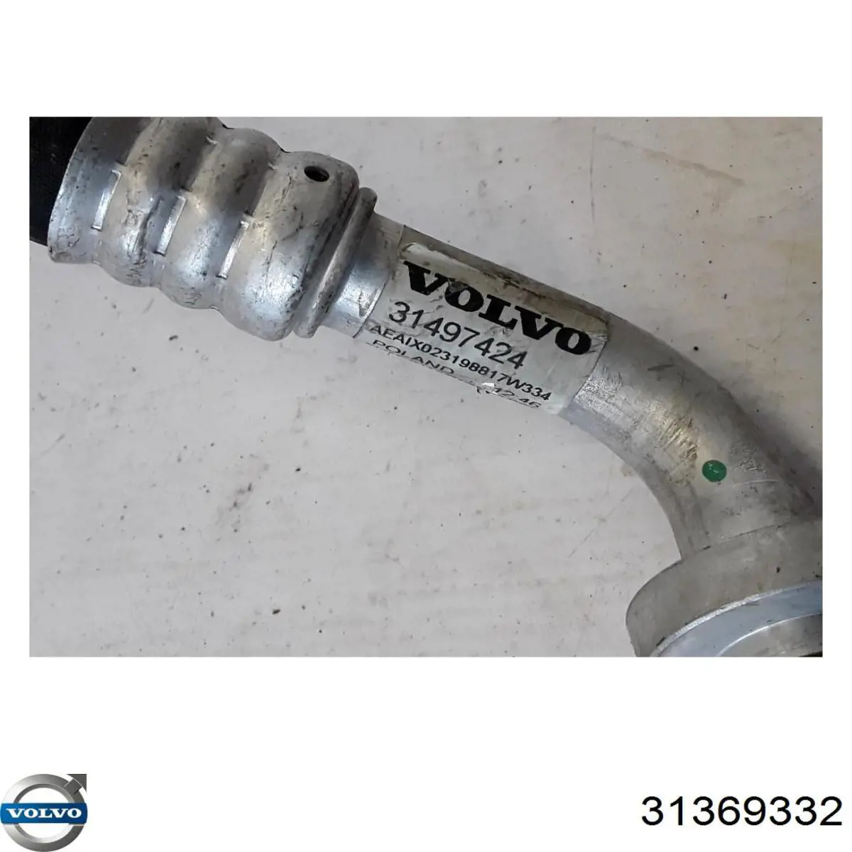 Comprar 31369332 Volvo Manguera de aire acondicionado de condensador a evaporador
