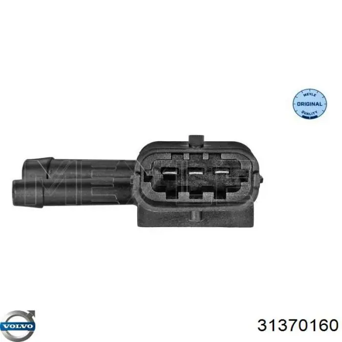Sensor, presión gas de escape Volvo 31370160