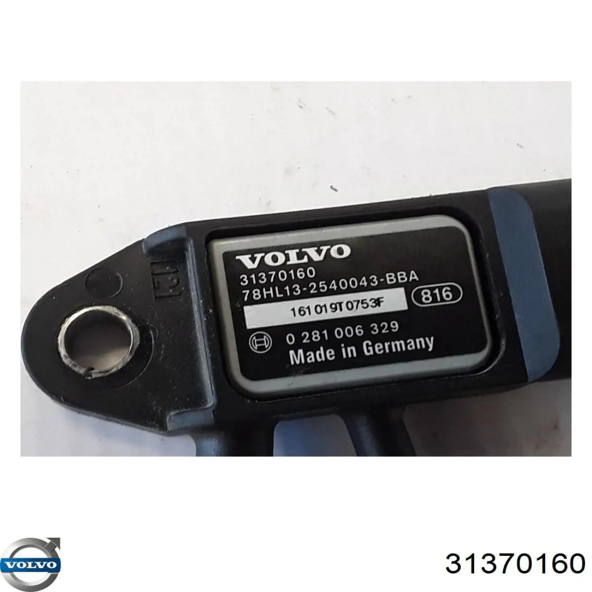 31370160 Volvo Sensor de presion de escape