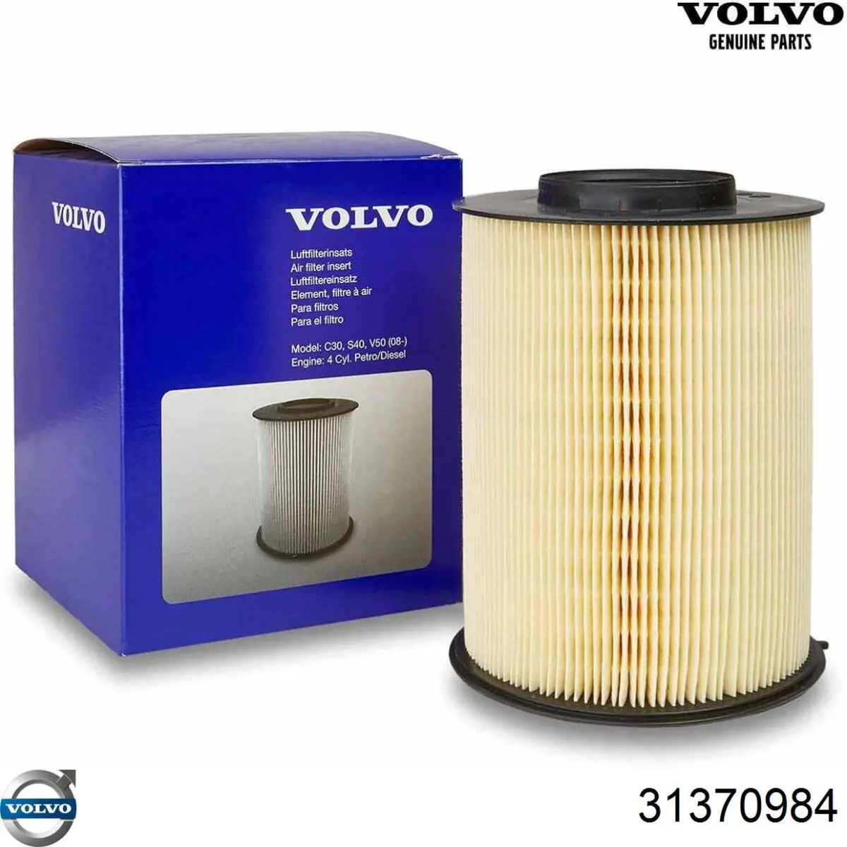 El filtro de aire Volvo 31370984 precio, desde 11,05 EUR