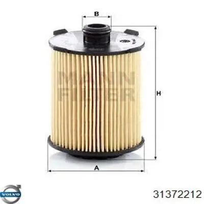 Filtro de aceite Volvo XC90 2 256
