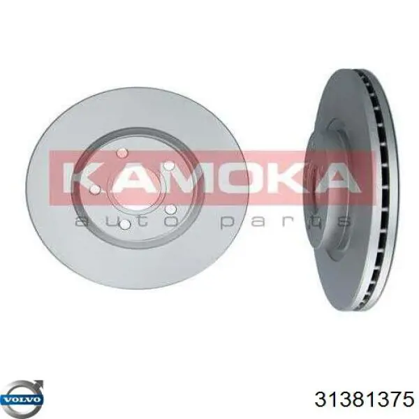 Freno de disco delantero Volvo V40 525, 526