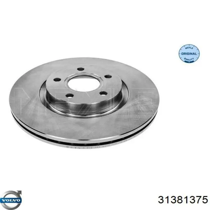 Freno de disco delantero Volvo V40 525, 526