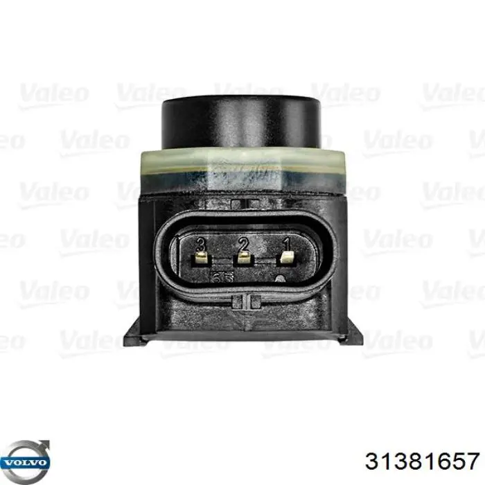 31381657 Volvo Sensor de estacionamiento delantero/trasero central