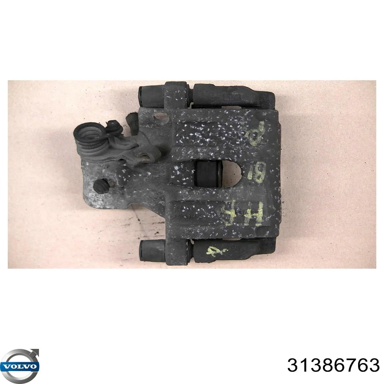 Cristal de puerta delantera derecha 31218996 Volvo