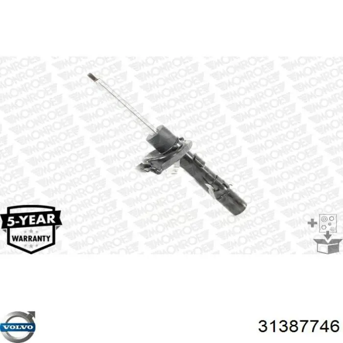 31317934 Volvo amortiguador delantero derecho