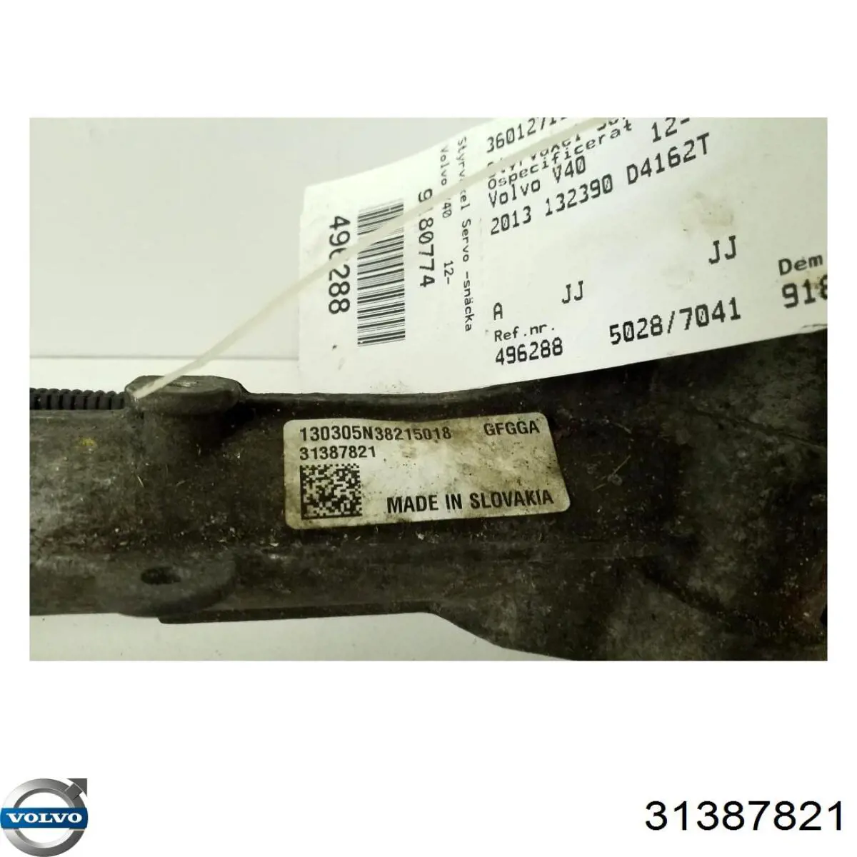 Comprar 31406157 Volvo Cremallera