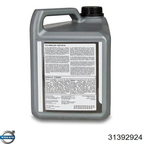 Aceite motor Volvo 31392924 precio, desde 61,53 EUR