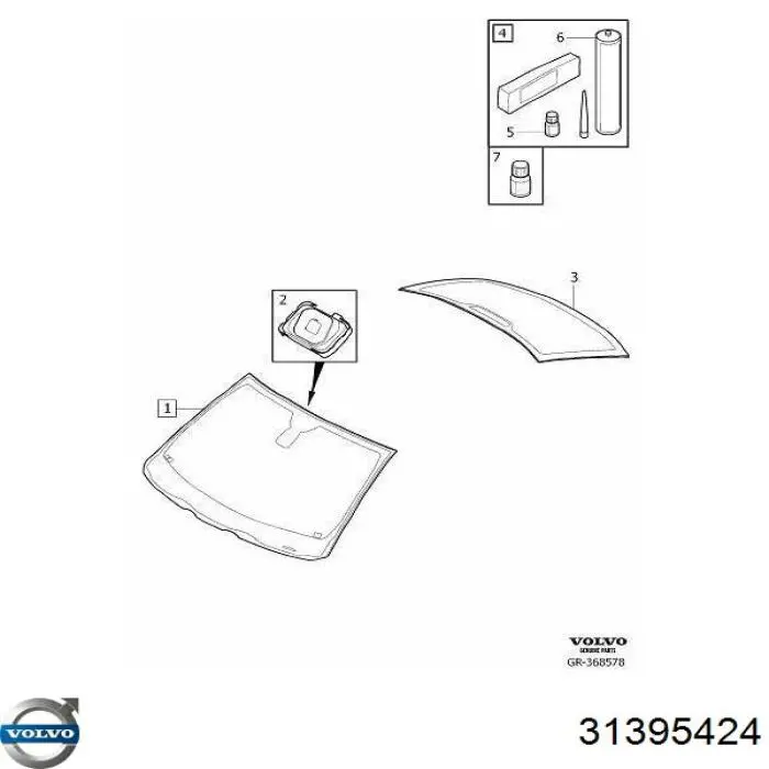 GS7209D12 FPS Parabrisas delantero 