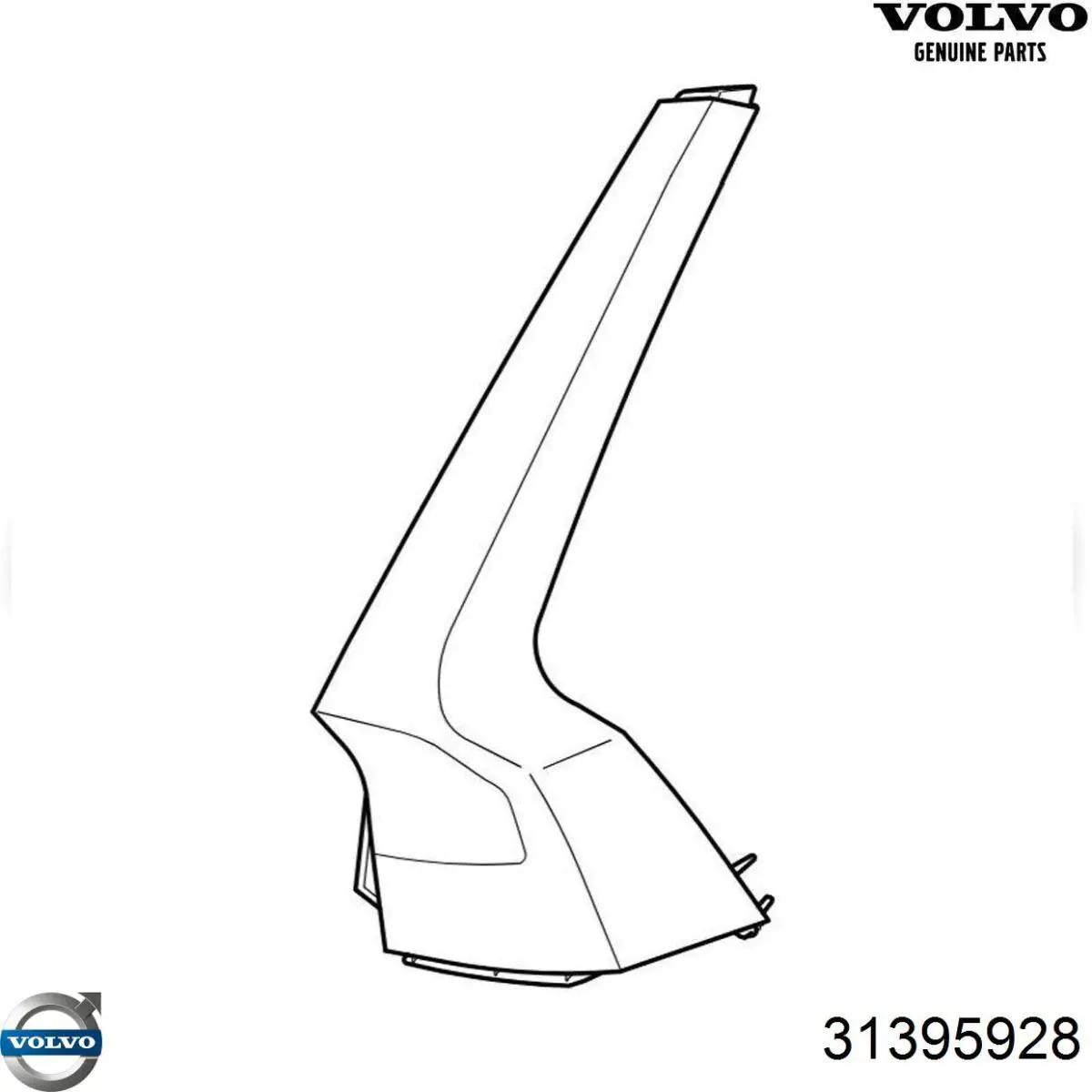Piloto trasero izquierdo 31395928 Volvo