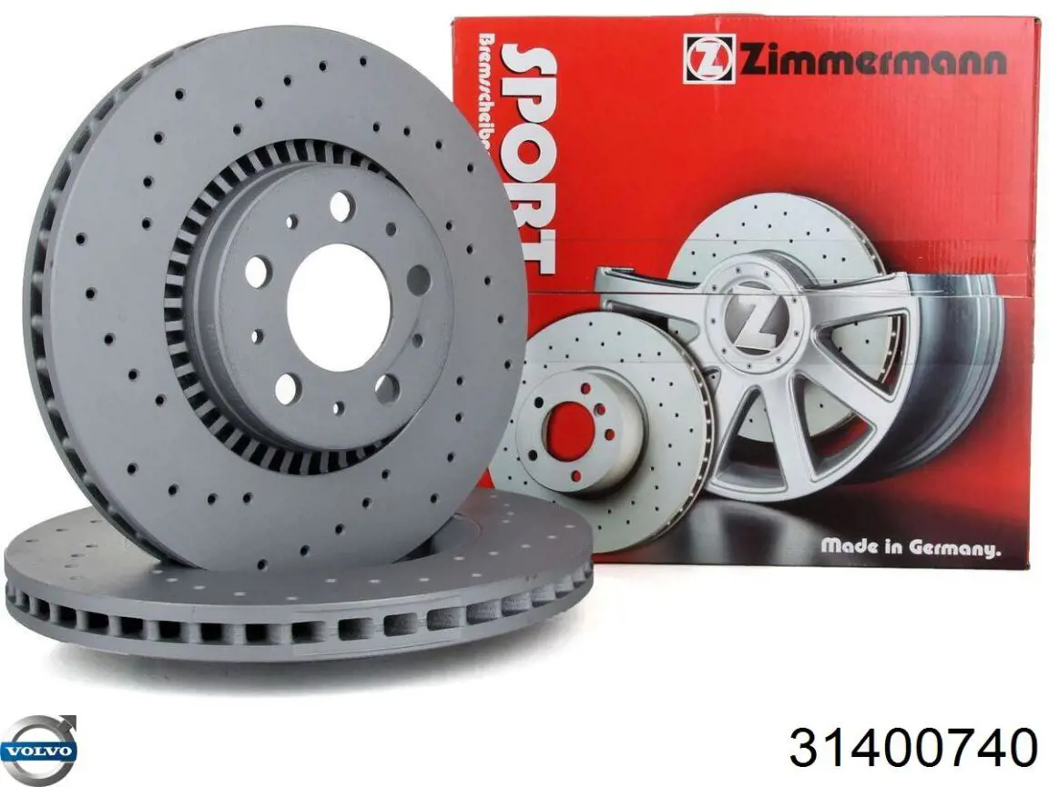 Comprar 31400740 Volvo Freno de disco delantero