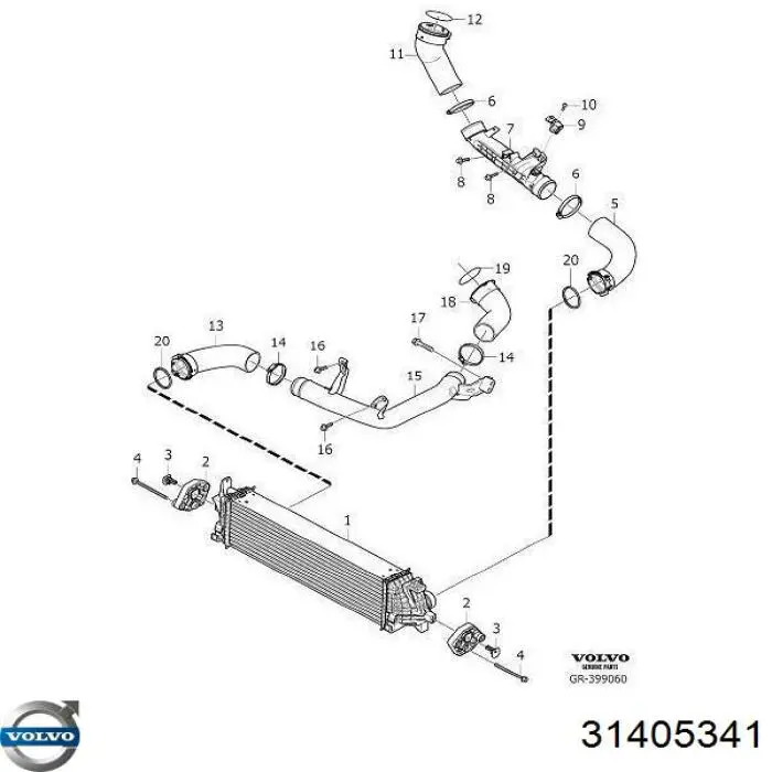 Sensor de presión de sobrealimentación Volvo 31405341 precio, desde 37,88 EUR