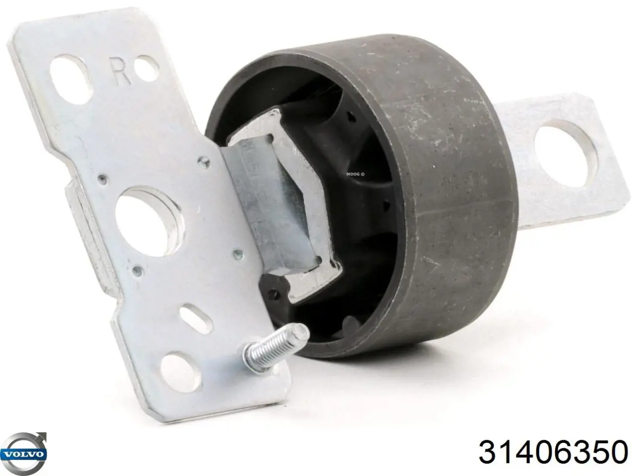 Buje delantero del brazo longitudinal trasero 31406350 Volvo