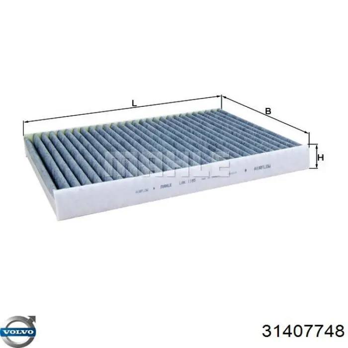 Comprar 31407748 Volvo Filtro de aire del habitáculo