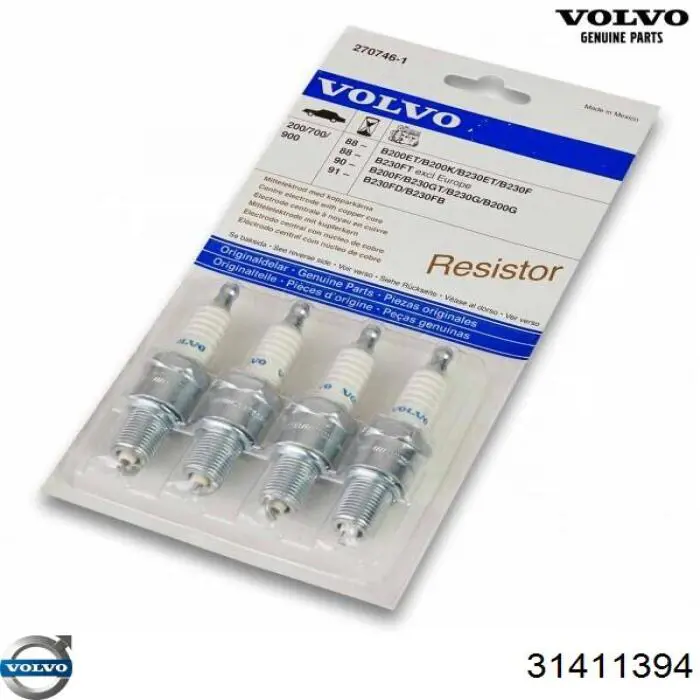 Comprar 31411394 Volvo Bujía de encendido