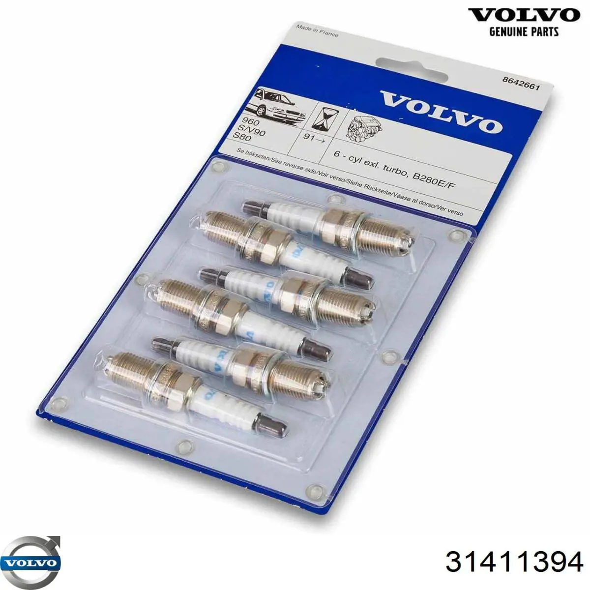 Bujías Volvo 31411394 precio, desde 113,42 EUR