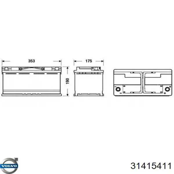 Batería de arranque Peugeot 407 6E