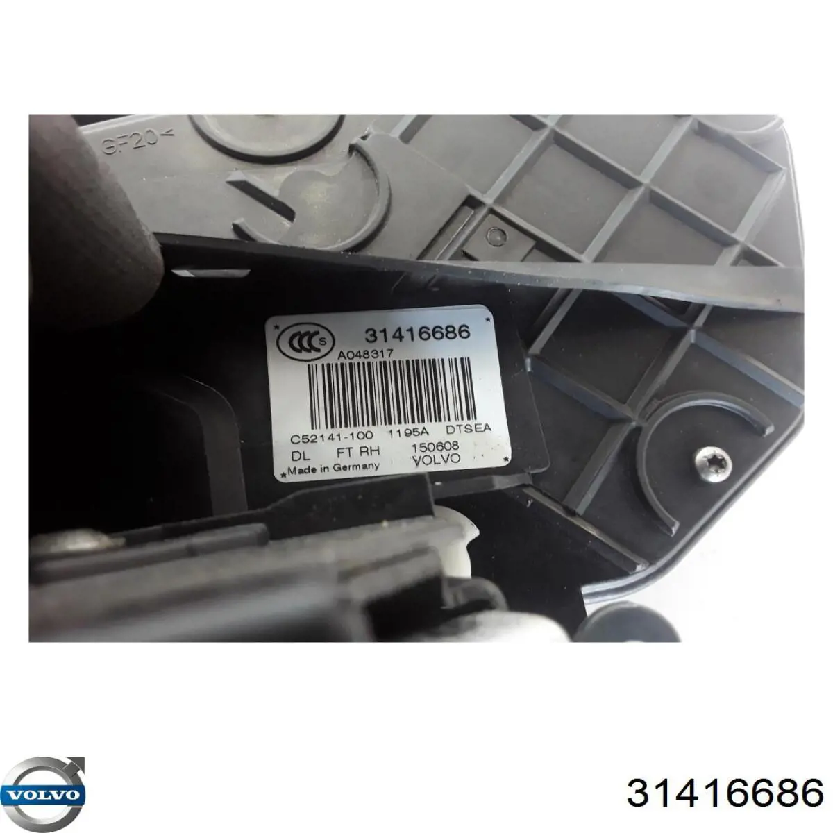 Comprar 31416686 Volvo Cerradura de puerta delantera derecha