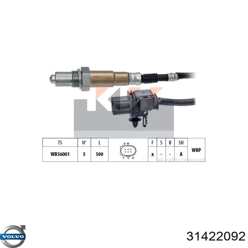 Sonda de oxígeno VALEO 368133 precio, desde 106,42 EUR