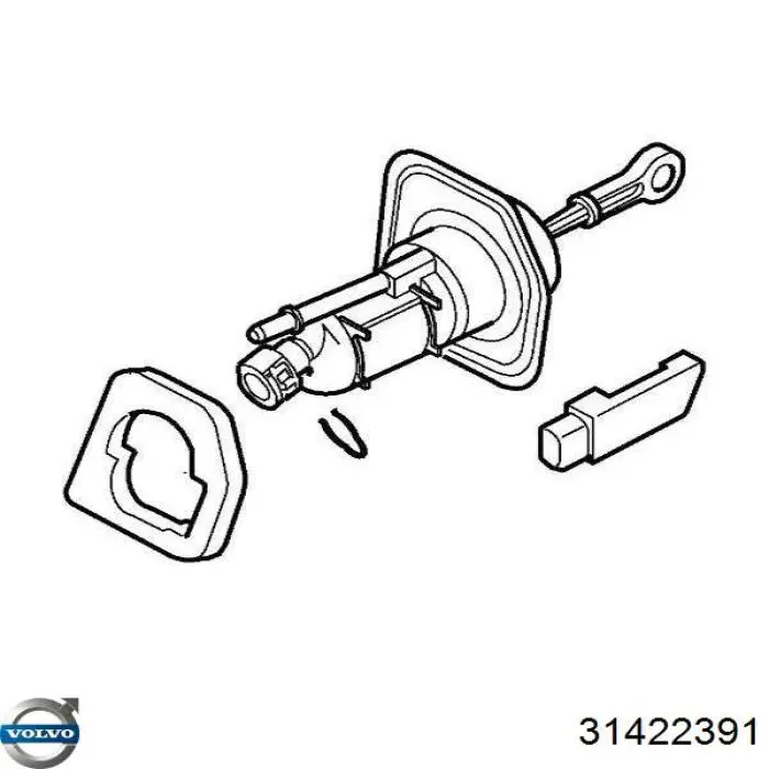 Sensor de temperatura 31422391 Volvo