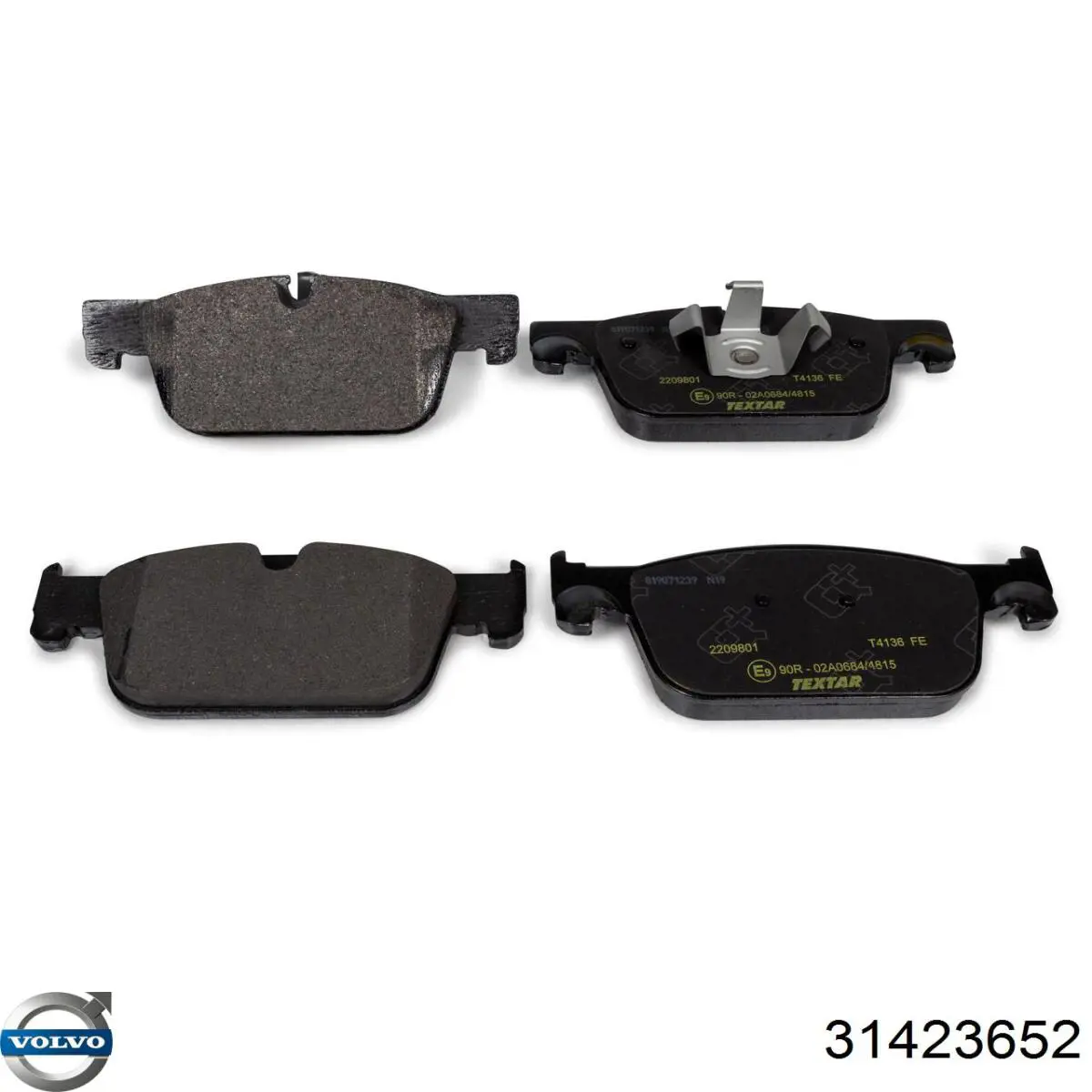 Pastillas de freno delanteras Volvo 31423652
