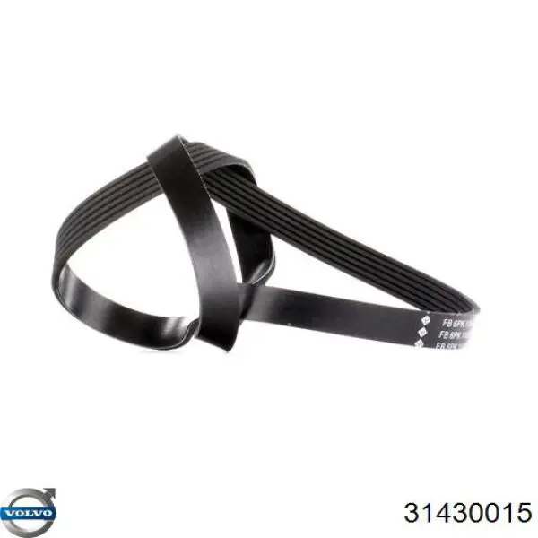 Correa de alternador 31430015 Volvo