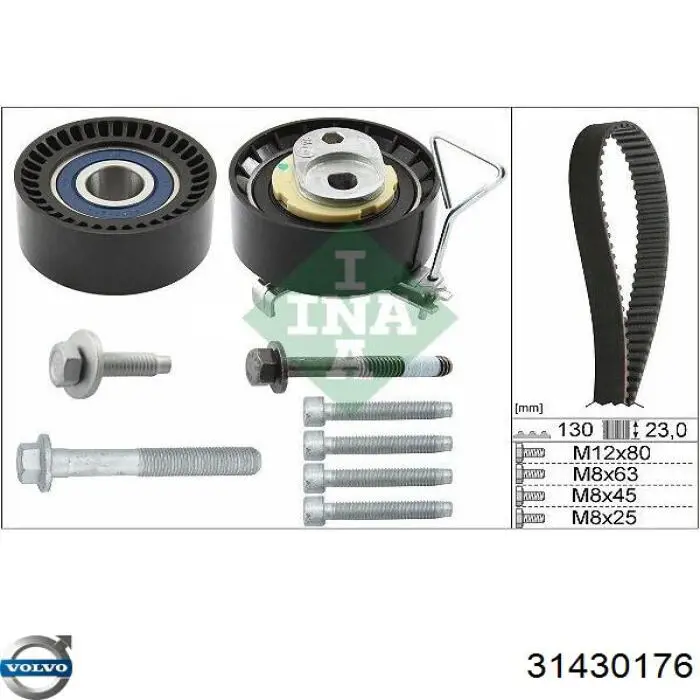 Kit de distribución 31430176 Volvo