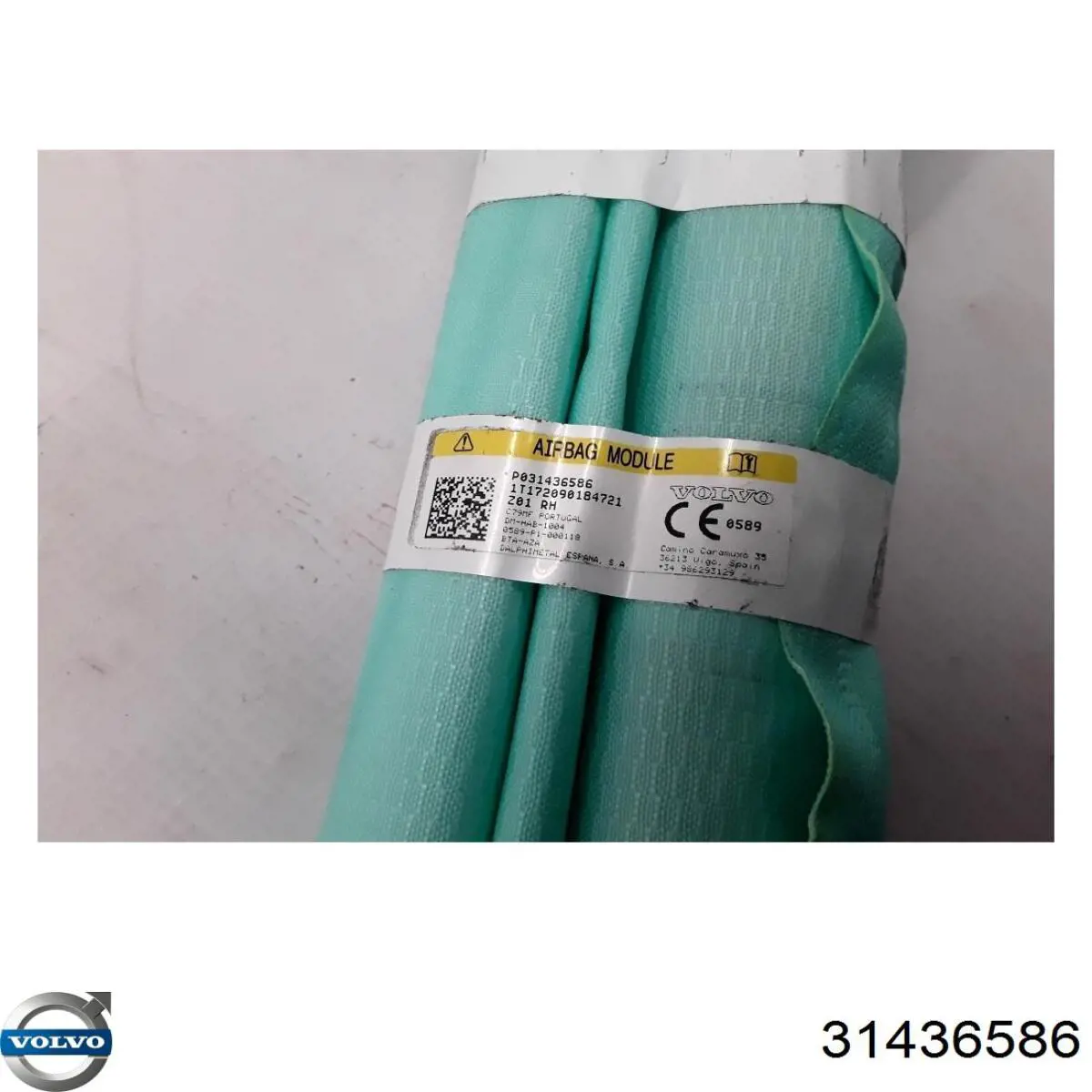Airbag de cortina lateral derecha Volvo 31436586 precio, desde 319,44 EUR