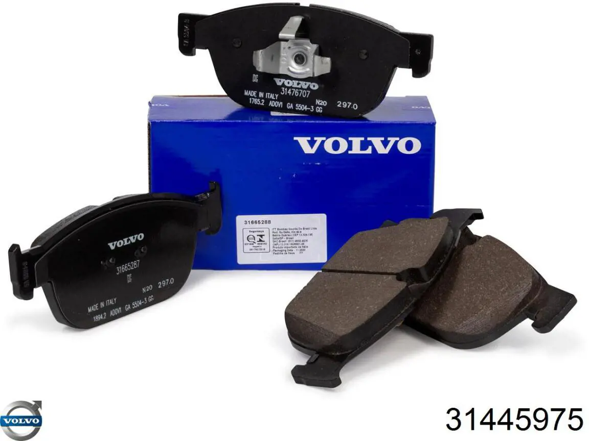 Pastillas freno delanteras Volvo 31445975 precio, desde 48,41 EUR