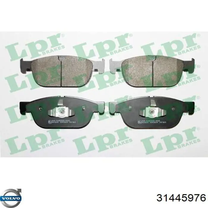 Pastillas freno delanteras Volvo 31445976 precio, desde 48,41 EUR