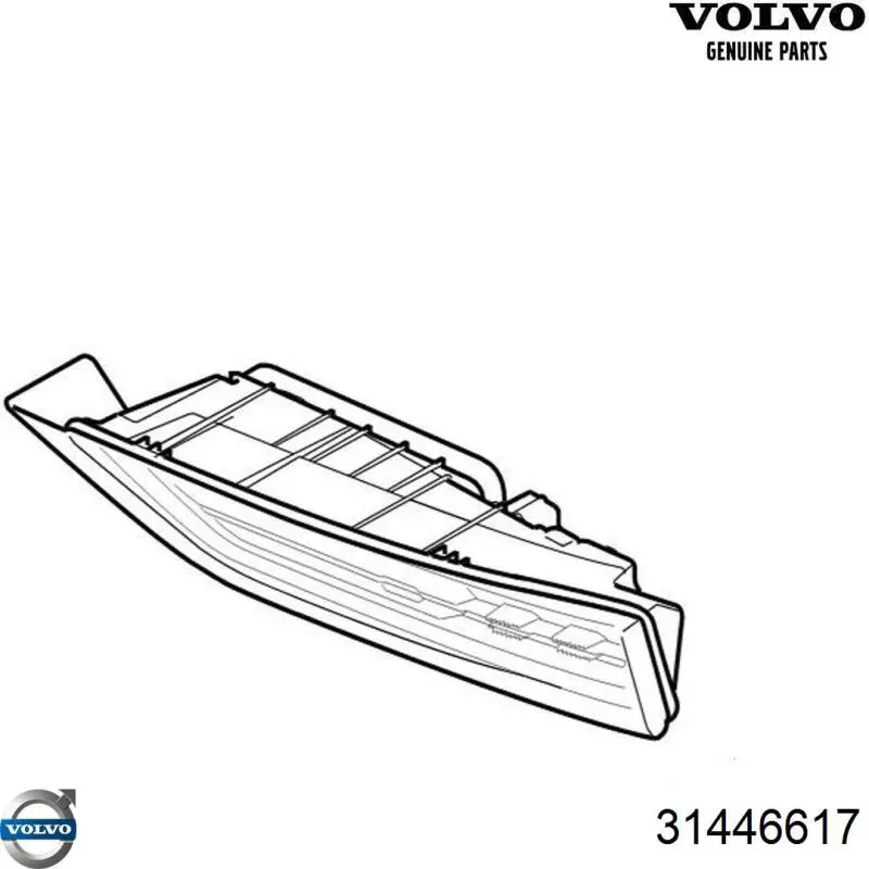 31446617 Volvo Piloto trasero interior izquierdo